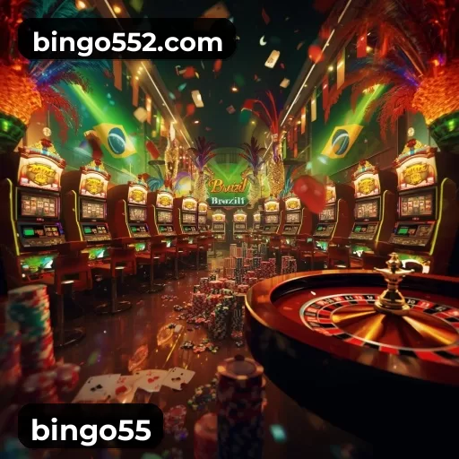 Bônus bingo55 R$5.000 mais 500 giros grátis com rollover justo